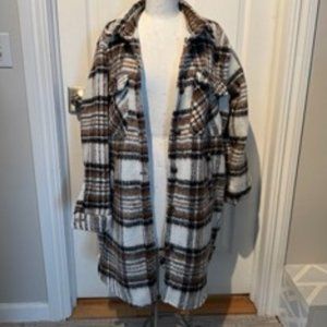Blank NYC Wool-Like Long Shacket